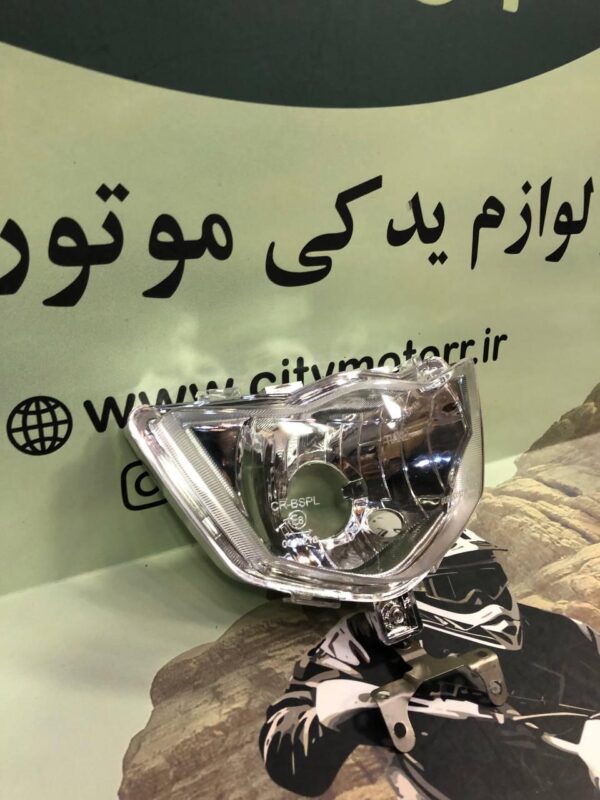 چراغ جلو تریل فلات طرح KTM و بهرو 200 و 250 بلوری کامل - Image 2