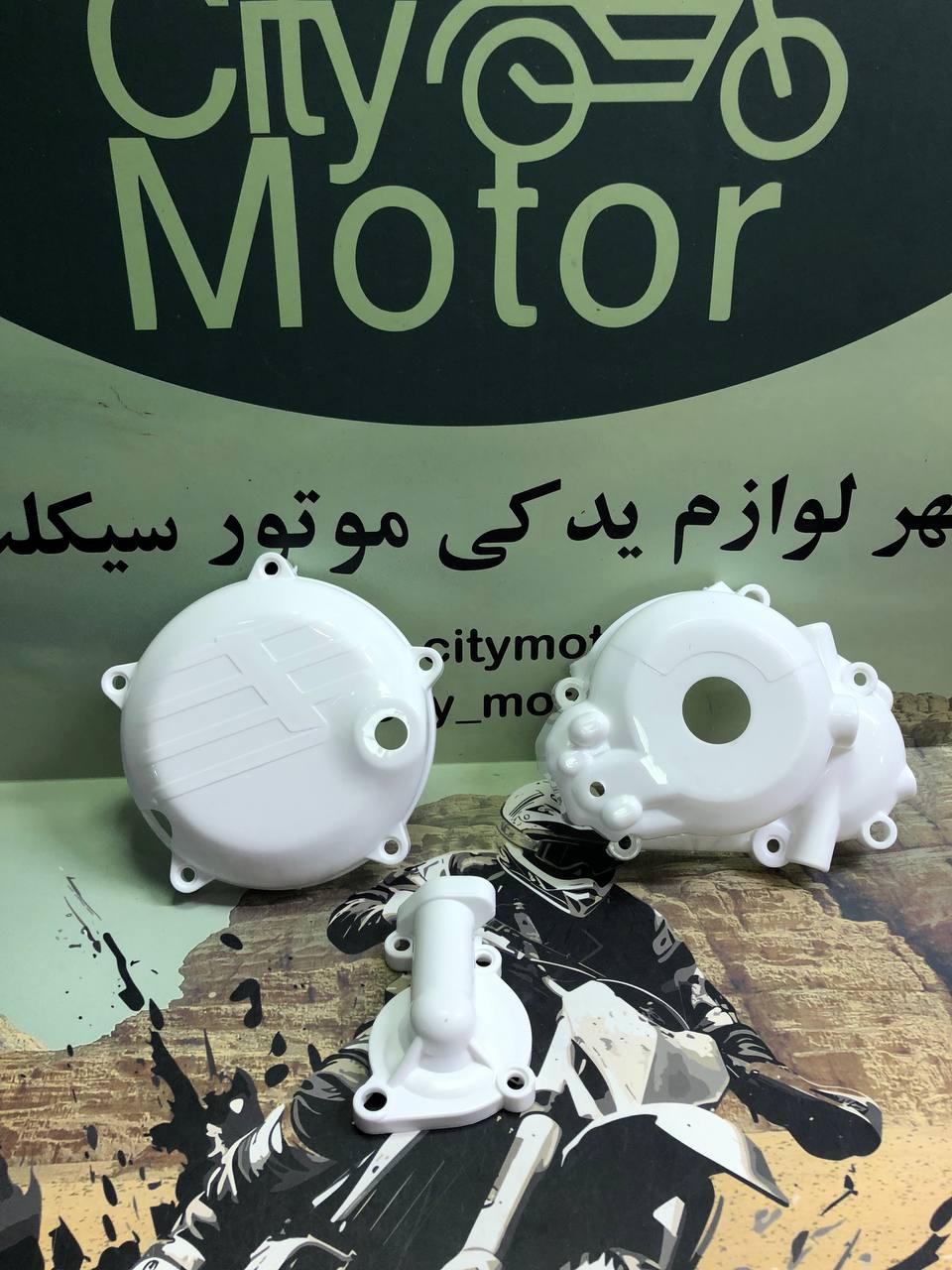 محافظ انجین ۳ تیکه فلات طرح هاسکی، توسن، گس گس، کایو و KTM هانی موتور - Image 2