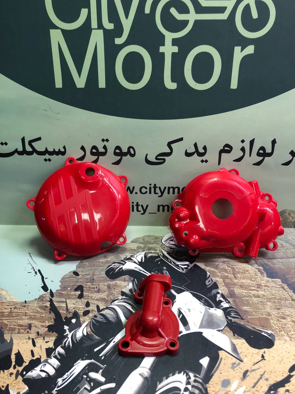 محافظ انجین ۳ تیکه فلات طرح هاسکی، توسن، گس گس، کایو و KTM هانی موتور - Image 4