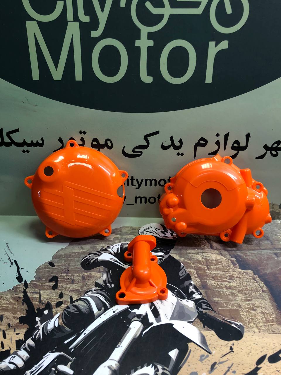 محافظ انجین ۳ تیکه فلات طرح هاسکی، توسن، گس گس، کایو و KTM هانی موتور - Image 5