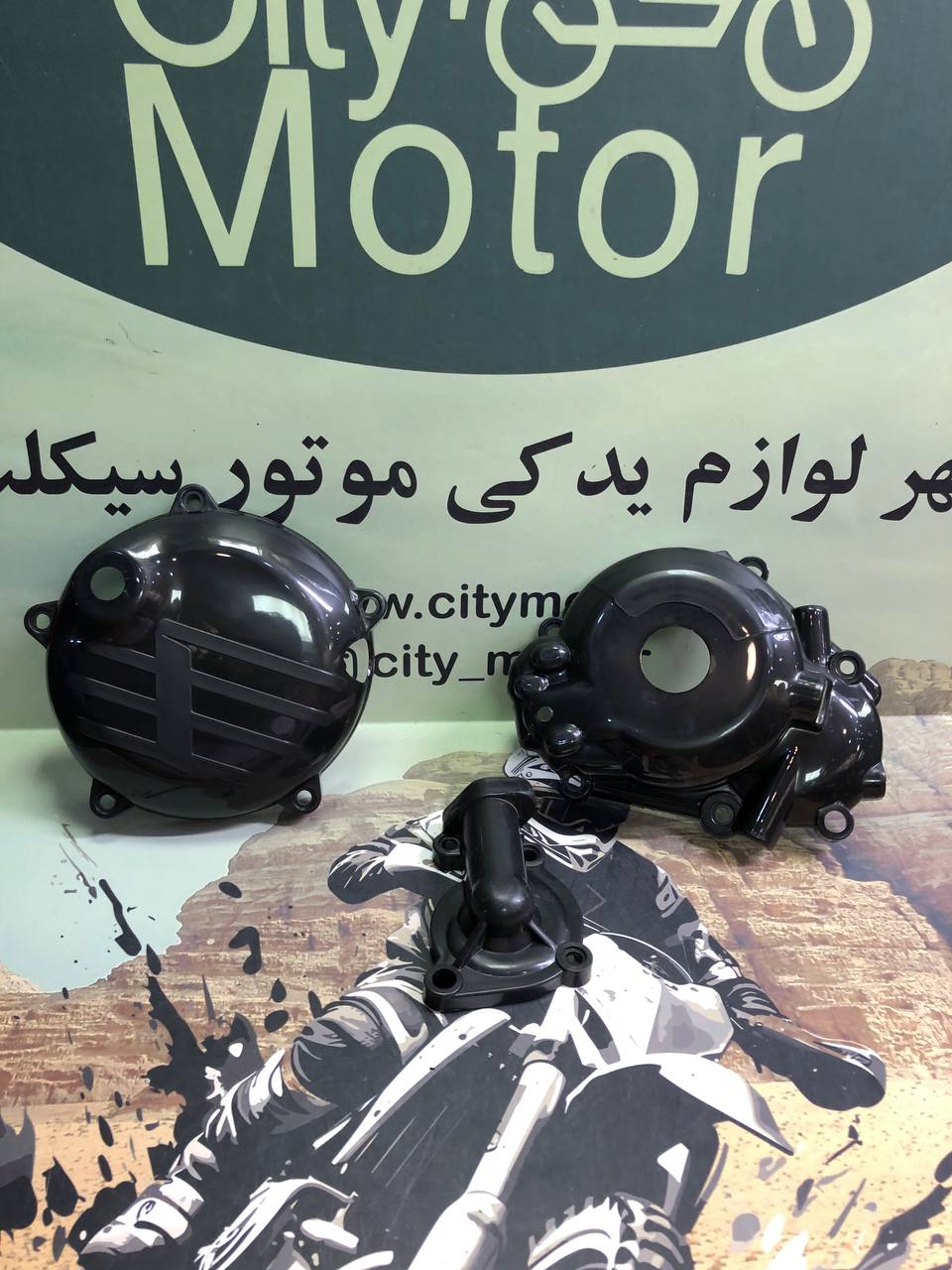 محافظ انجین ۳ تیکه فلات طرح هاسکی، توسن، گس گس، کایو و KTM هانی موتور - Image 6